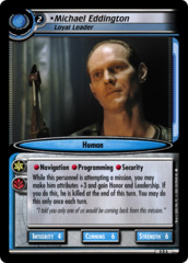 Michael Eddington, Loyal Leader [Promo]